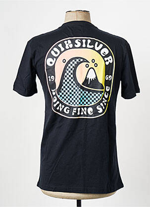 Tricou guler rotund negru QUIKSILVER bărbat