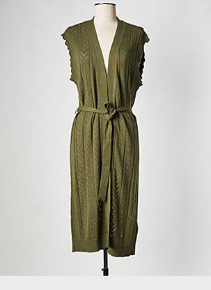 Vestă fără mâneci verde VILA femeie