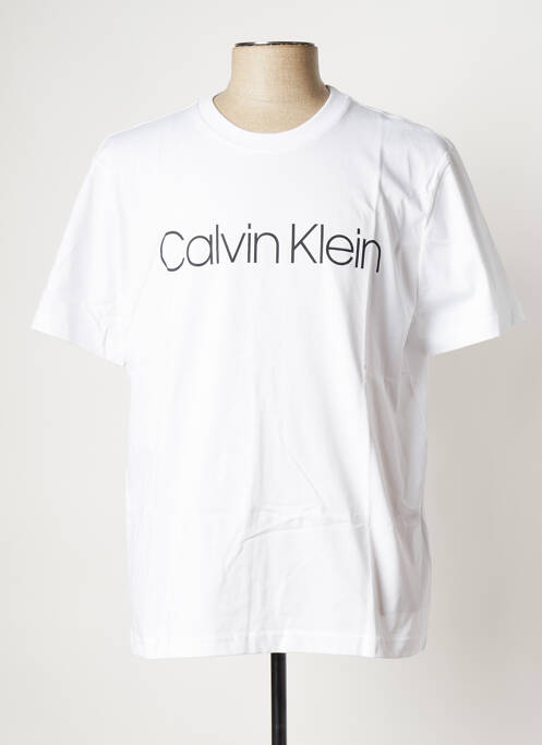 Tricou alb CALVIN KLEIN bărbat