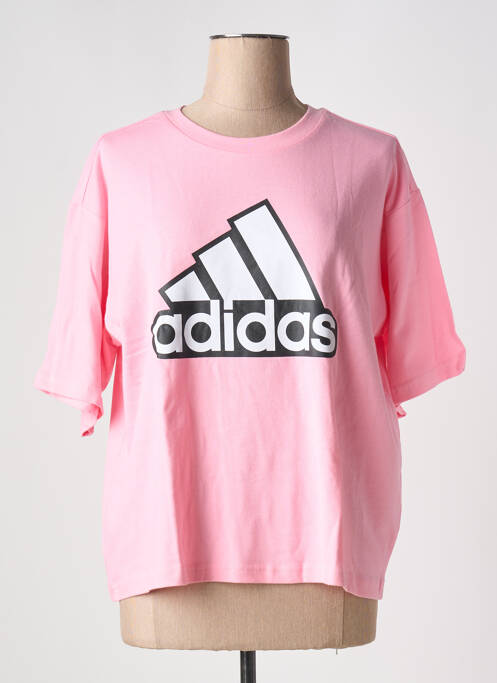 Tricou roz ADIDAS femeie