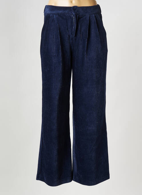 Pantalon larg albastru THE KORNER femeie