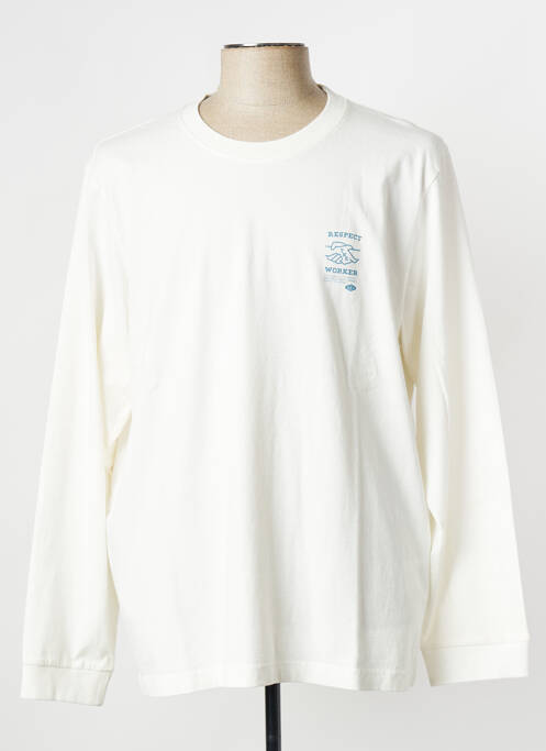 Tricou alb NUDIE JEANS CO bărbat