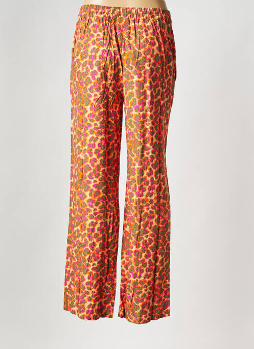 Pantalon larg maro VILA femeie