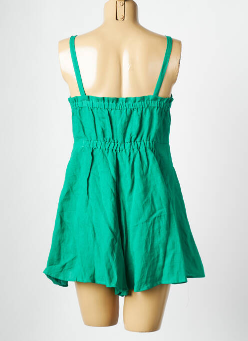 Salopetă scurtă verde THE KORNER femeie