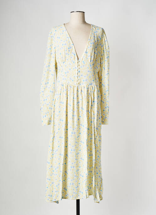 Rochie midi alb NA-KD femeie