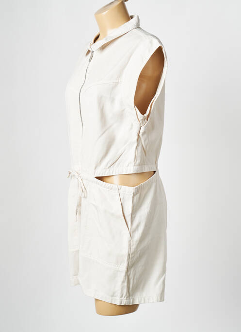 Salopetă scurtă alb MORGAN femeie