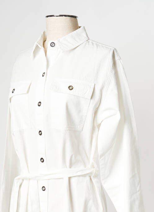 Rochie scurtă alb NA-KD femeie