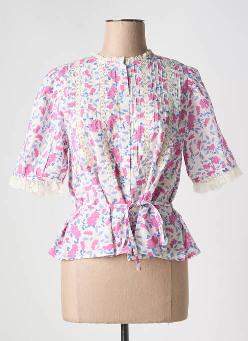 Top alb JOLIE JOLIE PAR PETITE MENDIGOTE femeie