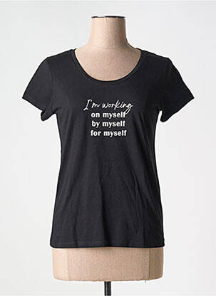 Tricou negru I.CODE (By IKKS) femeie