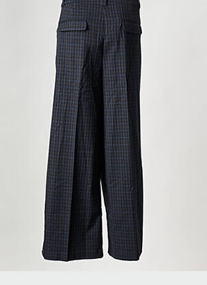 Pantalon larg negru ICHI femeie