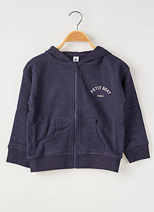 Hanorac cu glugă albastru PETIT BATEAU băiat