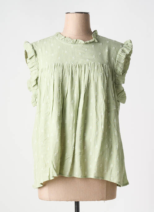 Top verde B.YOUNG femme