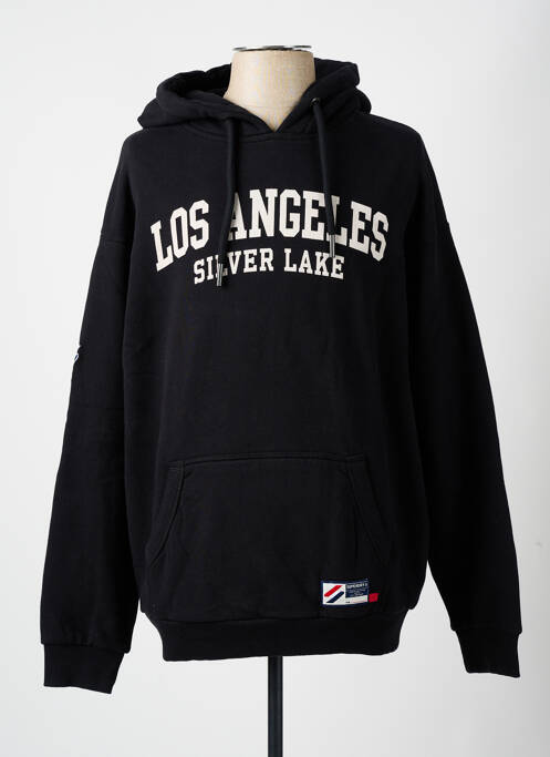 Hanorac negru SUPERDRY bărbat