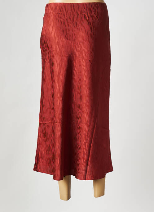 Fustă midi portocaliu SEE U SOON femeie