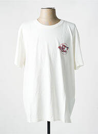 Tricou guler rotund alb NUDIE JEANS CO homme