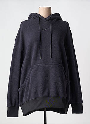 Hanorac cu glugă negru NIKE femeie