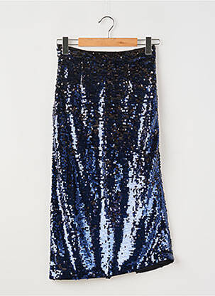 Fustă midi albastru SELECTED femeie