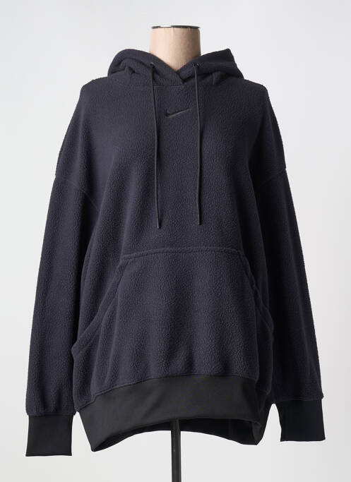 Hanorac cu glugă negru NIKE femeie