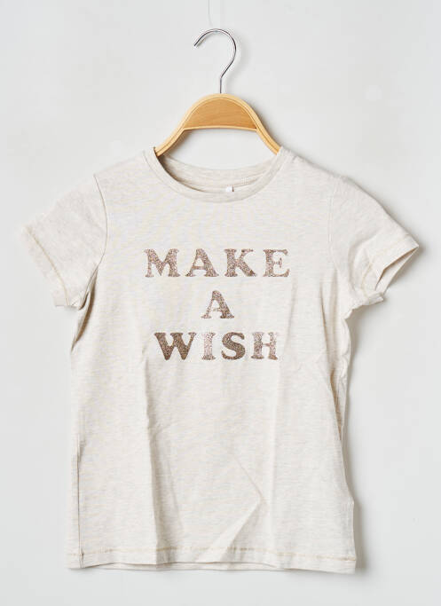 Tricou bej NAME IT fată