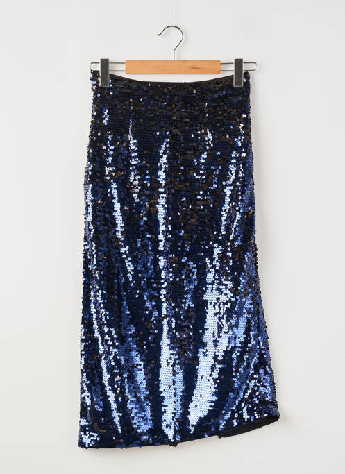 Fustă midi albastru SELECTED femeie