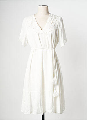 Rochie scurtă alb IKKS femeie