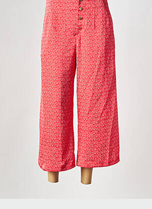 Pantalon larg roșu I.CODE (By IKKS) femeie