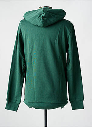 Hanorac cu glugă guler rotund verde JACK & JONES bărbat