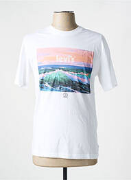 Tricou guler rotund alb LEVIS homme