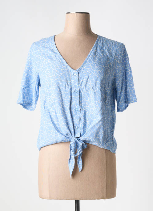 Top albastru PIECES femeie