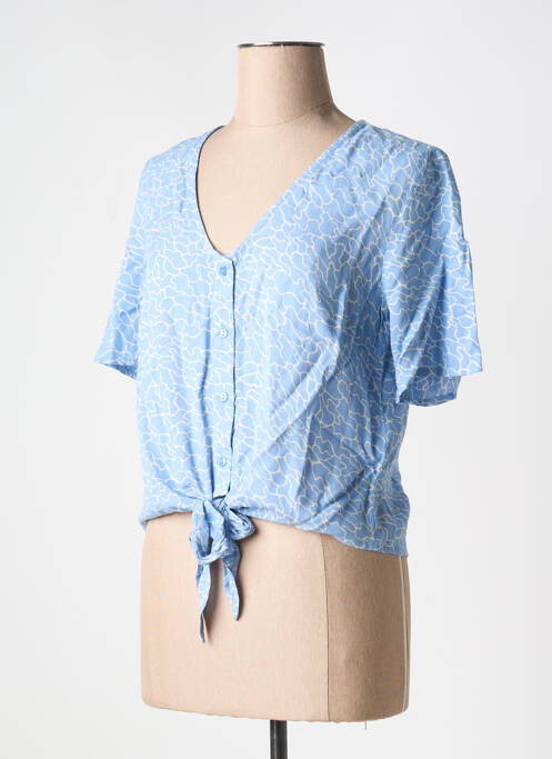 Top albastru PIECES femeie