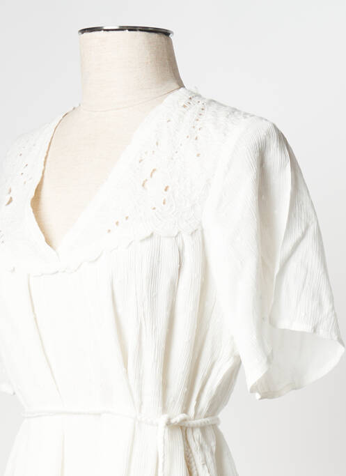 Rochie scurtă alb IKKS femeie