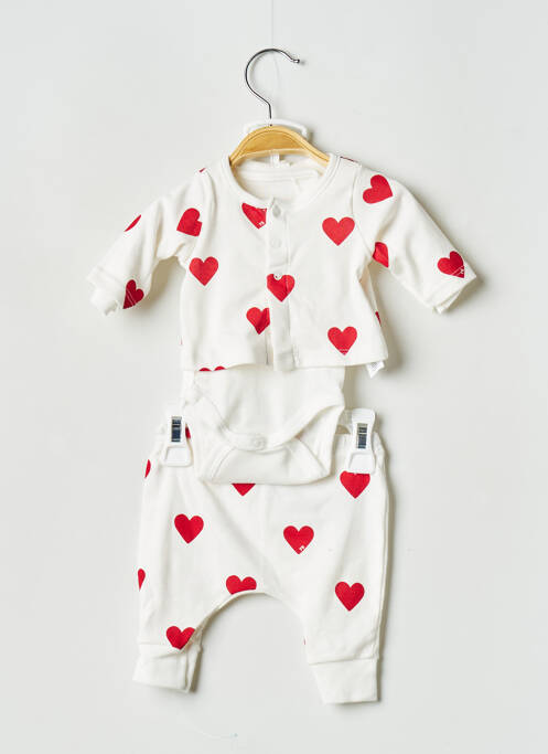 Set pantaloni alb PETIT BATEAU fată