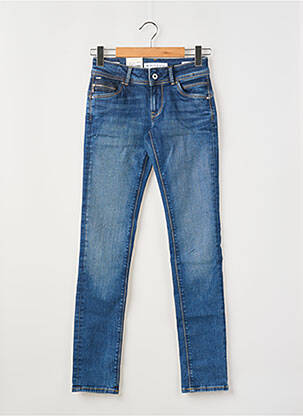 Blugi cu croială dreaptă albastru PEPE JEANS femeie