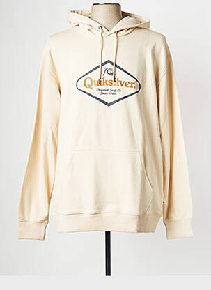 Hanorac cu glugă guler rotund bej QUIKSILVER bărbat