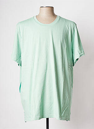 Tricou guler rotund verde NIKE bărbat