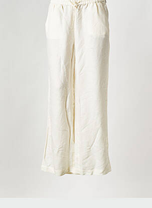 Pantalon drept alb KNOWLEDGE COTTON APPAREL femeie