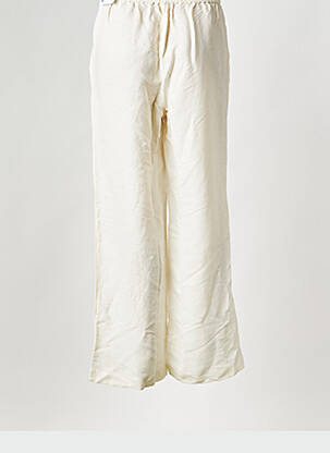 Pantalon drept alb KNOWLEDGE COTTON APPAREL femeie