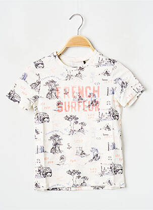 Tricou alb IKKS JUNIOR băiat