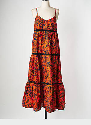 Rochie lungă portocaliu LA FEE MARABOUTEE femeie