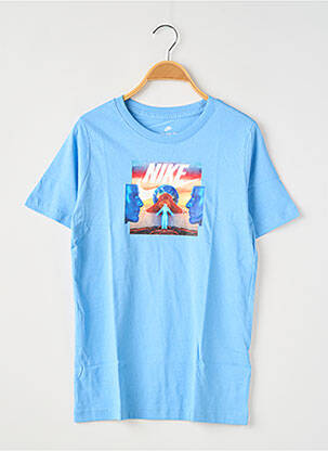 Tricou guler rotund albastru NIKE copil