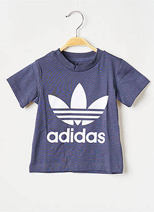 Tricou guler rotund albastru ADIDAS copil