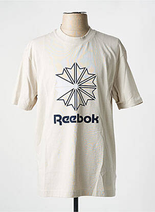 Tricou guler rotund alb REEBOK bărbat