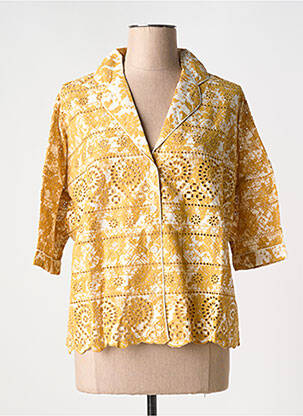 Cămașă galben STELLA FOREST femeie