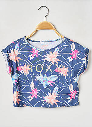 Tricou guler rotund multicolor ROXY fată