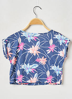 Tricou guler rotund multicolor ROXY fată