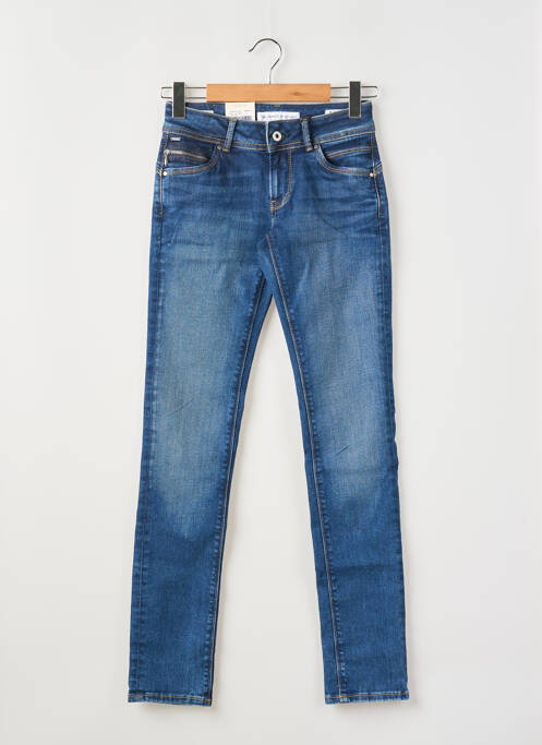 Blugi cu croială dreaptă albastru PEPE JEANS femeie