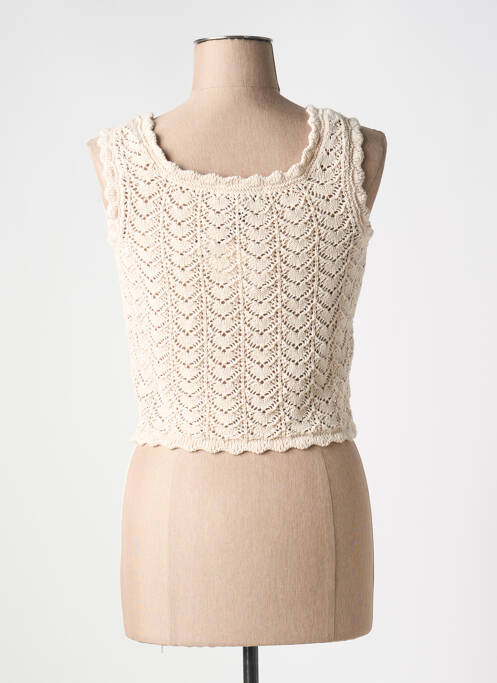 Vestă fără mâneci bej LA PETITE FRANCAISE femme