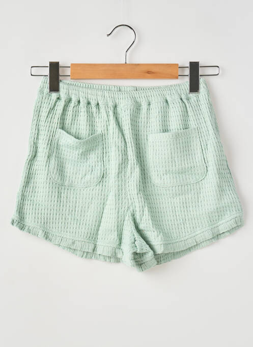 Șort verde TAPE À L'OEIL fată