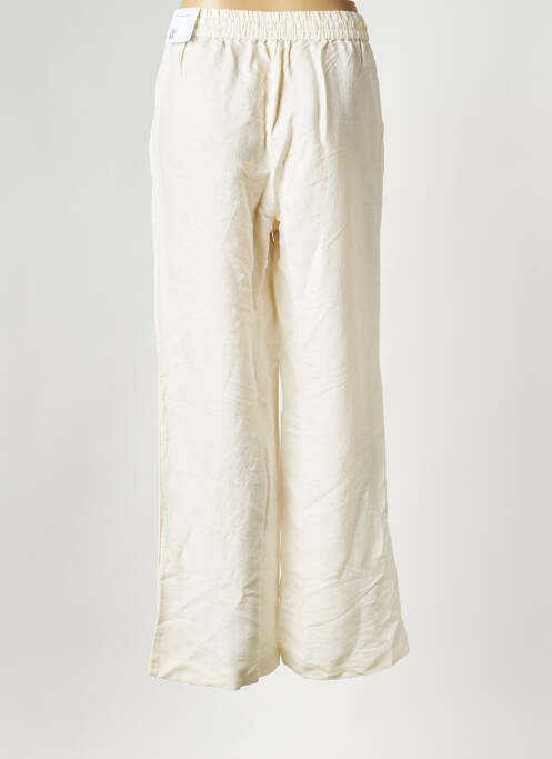 Pantalon drept alb KNOWLEDGE COTTON APPAREL femeie