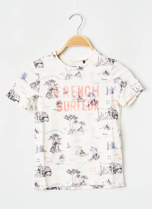 Tricou alb IKKS JUNIOR băiat